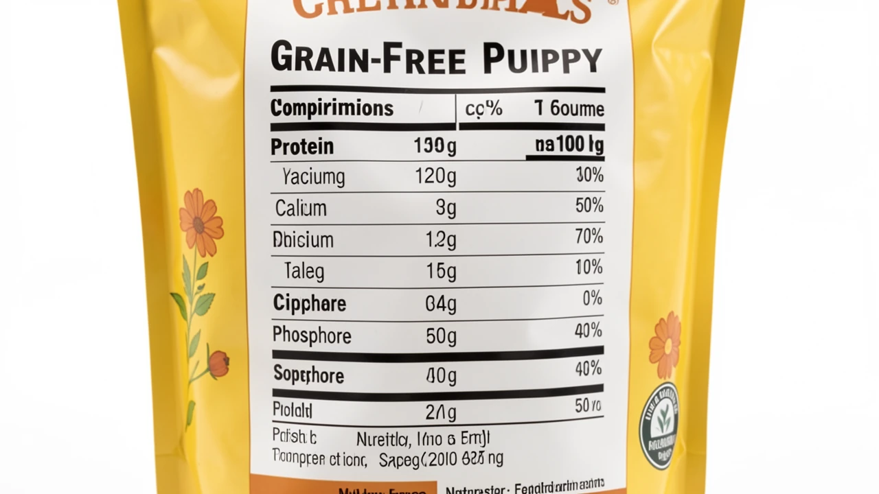 croquettes pour chiot sans céréales : composition nutritionnelle adaptée à la croissance